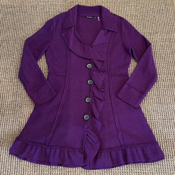 Nic + Zoe Long Wool Cardigan Sweater - Picture 4 of 8